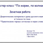 МК 2 "Правописание парных согласных в корне слова"