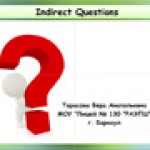Indirect Questions