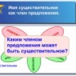 Имя существительное в роли сказуемого