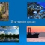 Вода и её значение