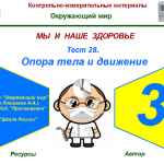 Тест дыхание и кровообращение 3 класс плешаков