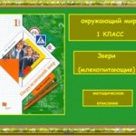 1 класс "Начальная школа 21 века" Окружающий мир. Звери - млекопитающие