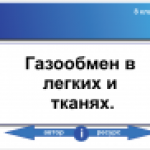 Газообмен в легких и тканях