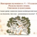Конкурс. Повторение изученного в V-VI кл.