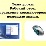 "Рабочий стол. Управление компьютером с помощью мыши".