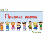 Тест №38 "Понятие дроби"