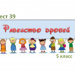 Тест 39 «Равенство дробей» 