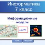 Информационные модели