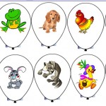 Что под шариками? Тема "Животные"