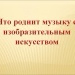 Конкурс. "Что роднит музыку с изобразительным искусством?"