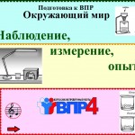 ВПР. Наблюдение, измерение, опыт - способы изучения природы.