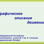 Графическое описание движения