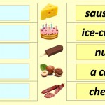 Расположите по порядку. Продукты