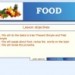 Food. Past Simple Tense