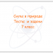 МК "Первые шаги во Flash". Итоговая работа. "Силы в природе" 7 класс. Дидактический материал по теме "Силы в природе"