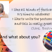 "Write postcards to friends right!"