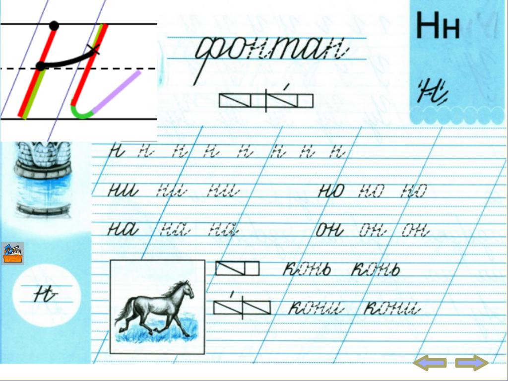 Письмо буквы н школа россии презентация