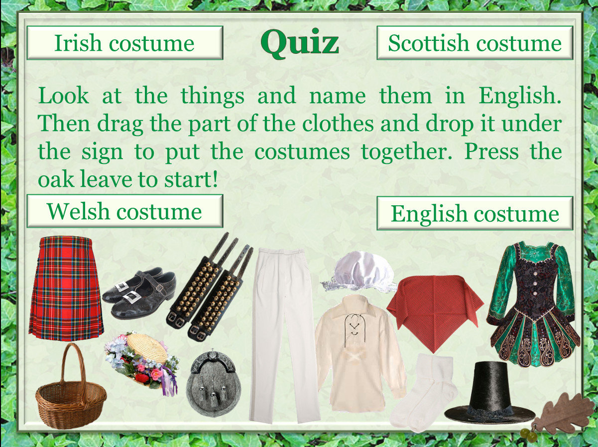 Traditional Costumes in the British Isles
