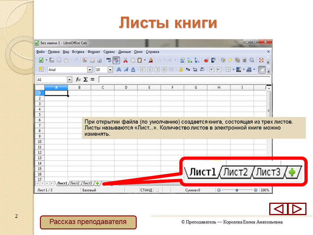 Редактором электронных таблиц